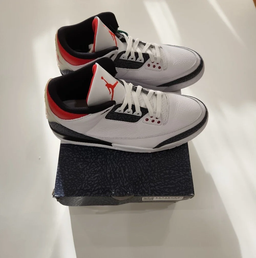 Jordan 3 Retro SE Fire Red Denim (2020) Size 12